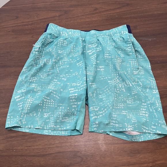 lululemon athletica Other - LULULEMON Mens Shorts Large Teal Green License To Train 9" Linerless New Style